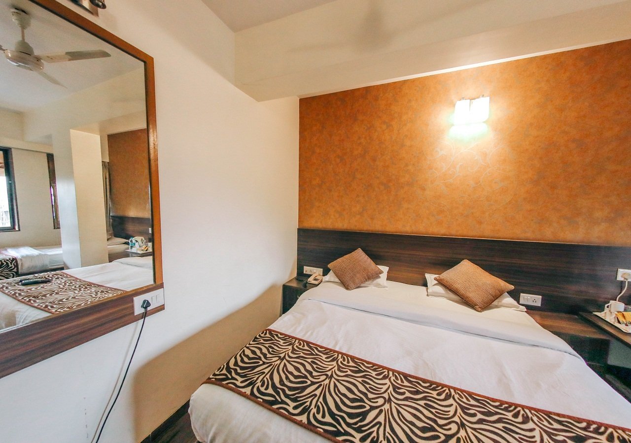 Comfortable hotel bedroom